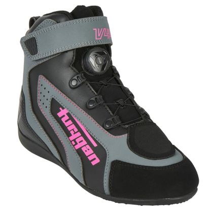Baskets Furygan V4 EASY LADY D3O® - Noir / Rose