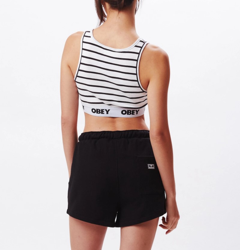 Obey Lisa Rib Tank Black Multi