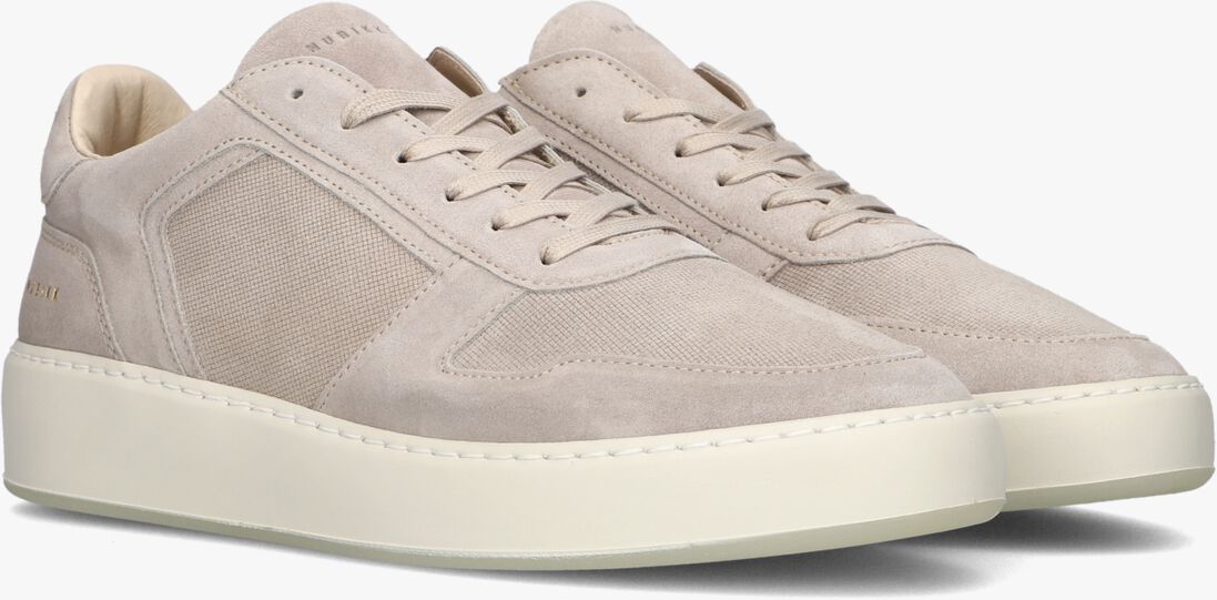 beige nubikk lage sneakers jiro luca