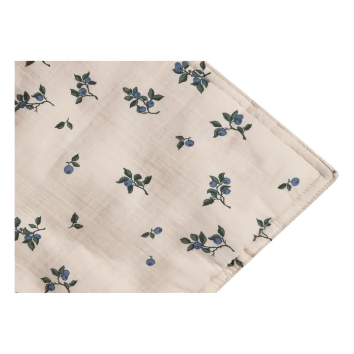 garbo&friends Couverture Blueberry en mousseline de coton | Ivoire