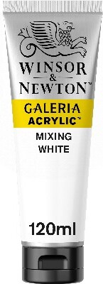 Winsor & Newton - Galeria Akrylmaling - Mixing White 120 ML