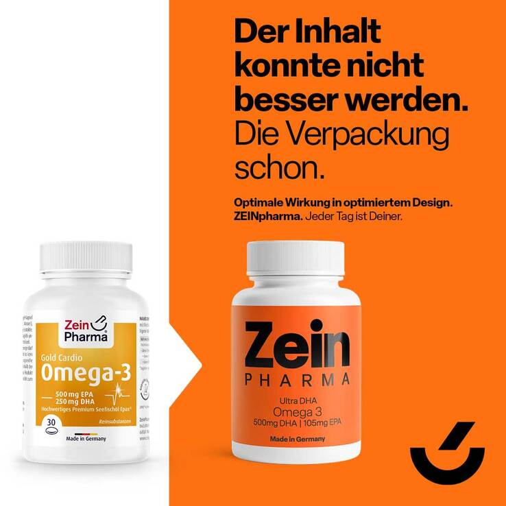 Omega-3 Ultra DHA Zeinpharma Kapseln, 30 St