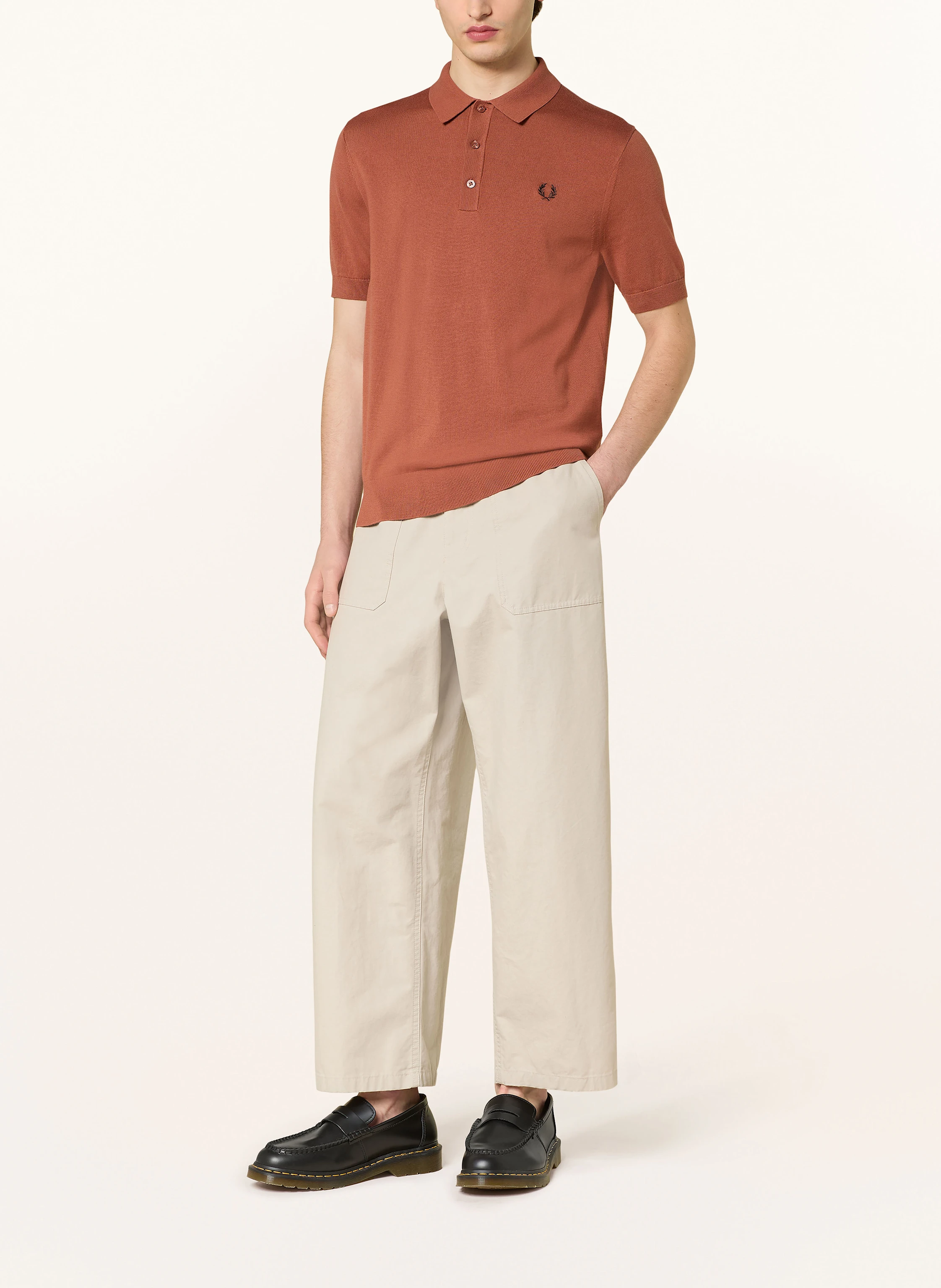 FRED PERRY Strick-Poloshirt