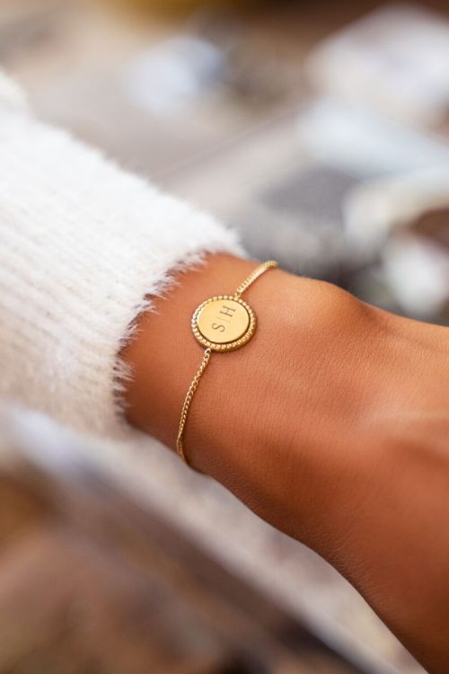 Atelier armband met ronde bedel