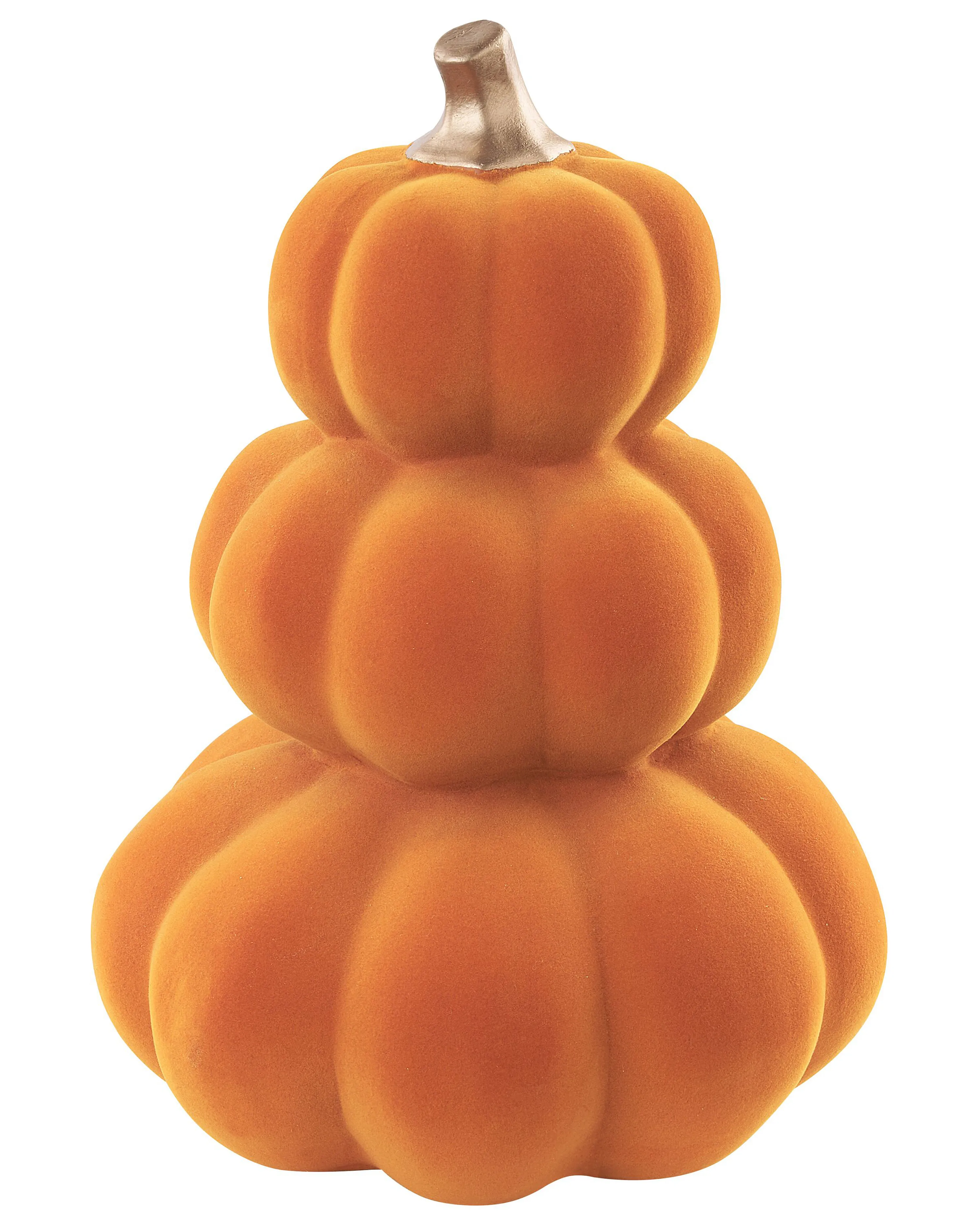 Figuur Pompoen KALAMATA Fluweel Oranje