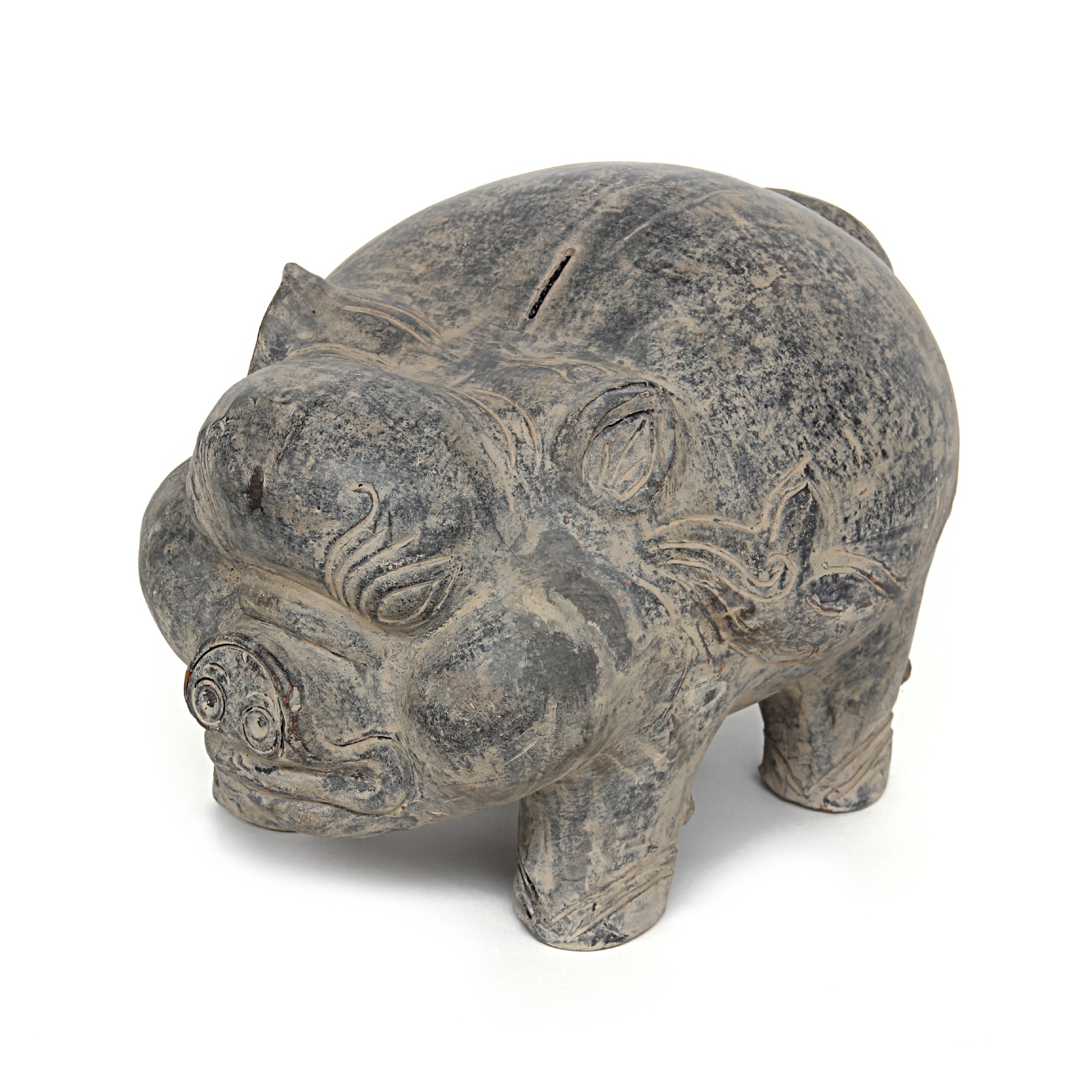 Sparschwein aus Terrakotta, T 51 cm, B 39 cm , H 35 cm von fischer's lagerhaus