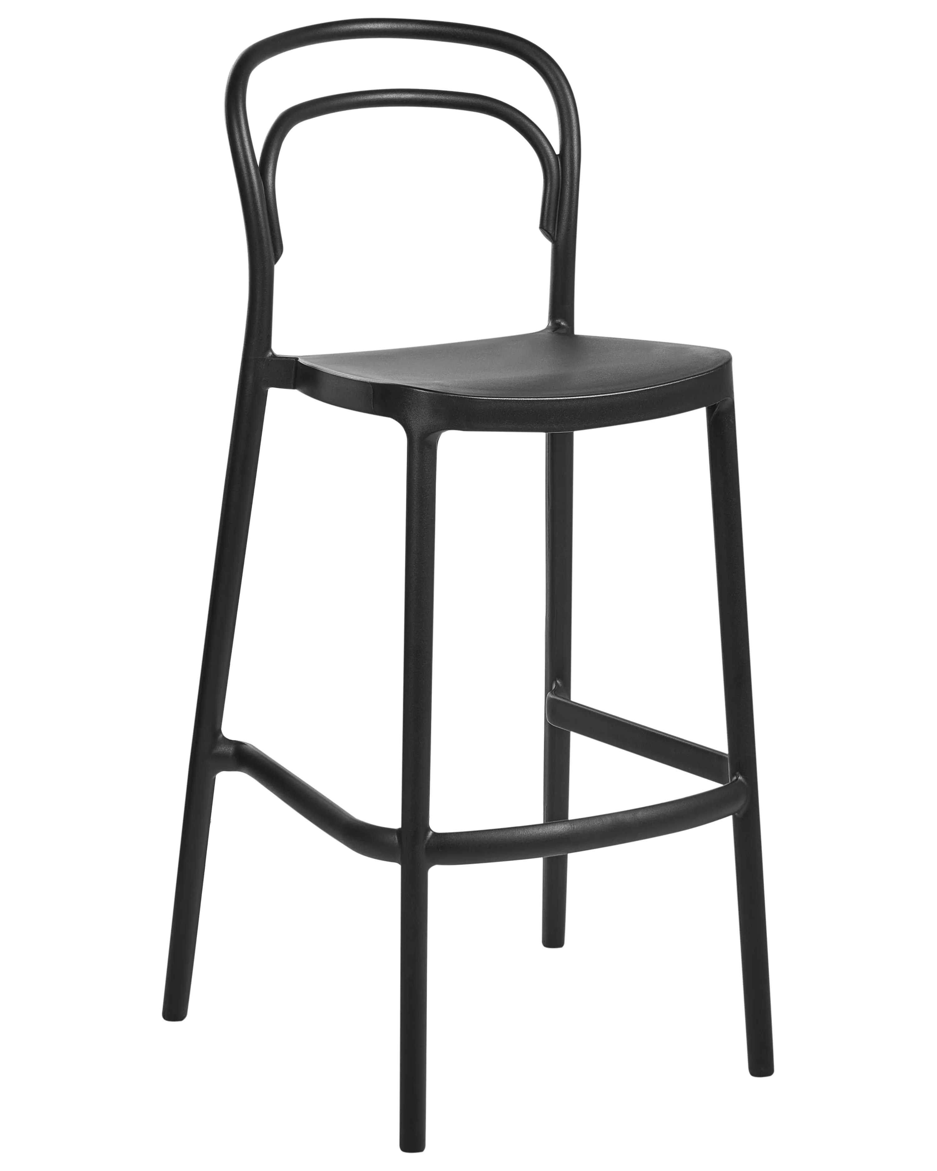 Set van 2 tuinbarkrukken PORANO Zwart