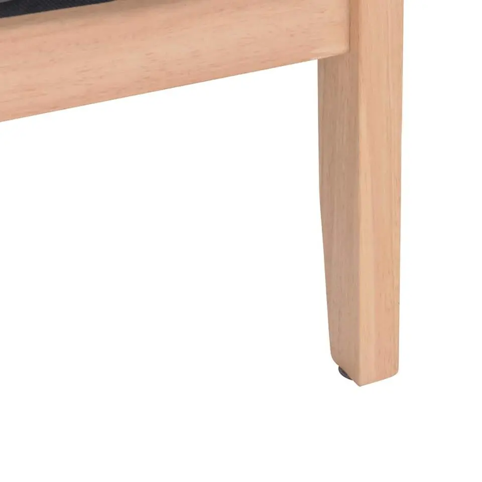 VIDAXL Fauteuil stof donkergrijs