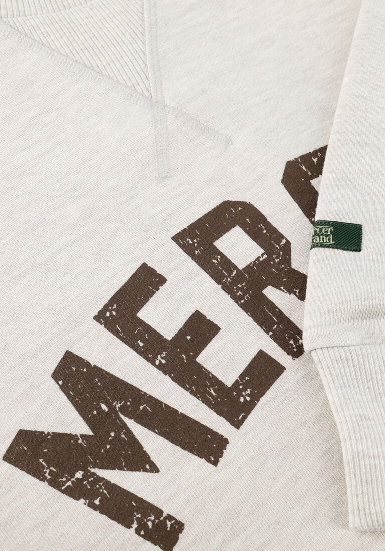 ecru mercer amsterdam sweater mercer logo sweat