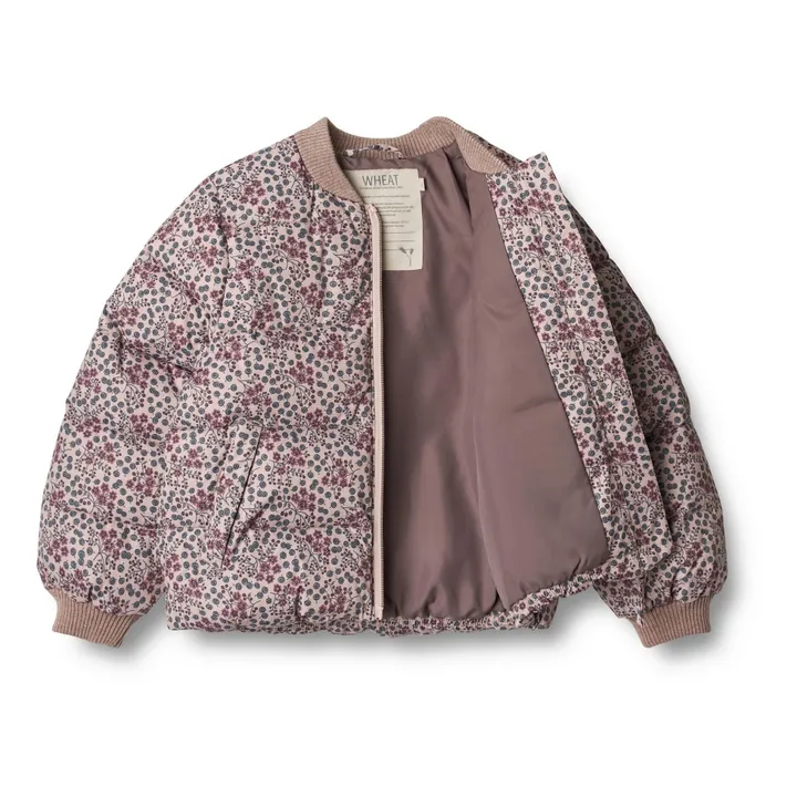Wheat Doudoune Fleurie Matières Recyclées Yuri  | Rose