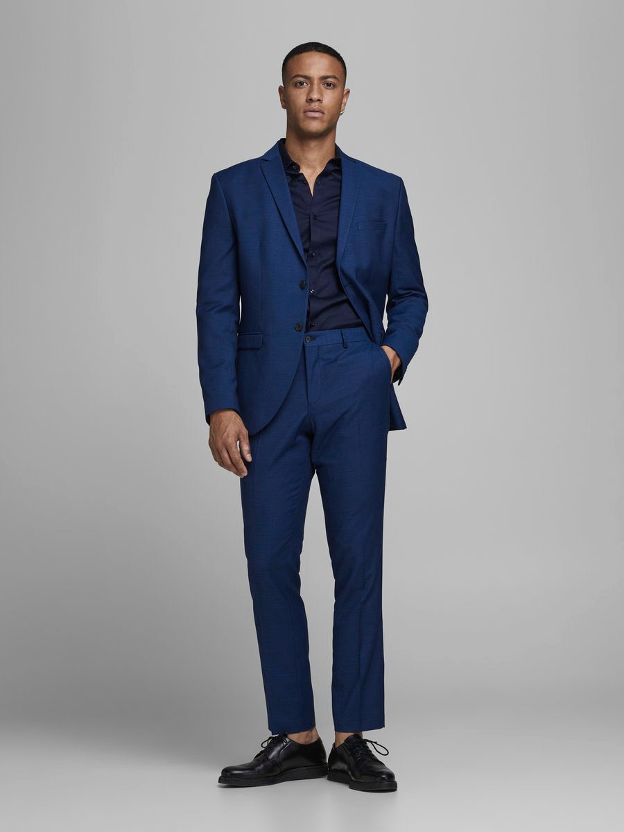 Jack & Jones Businesshemd »JJPRPARMA in Skinny Fit, Stretchanteil und verstellbaren Manschetten«, sehr schmal, Web, Baumwollmischung
