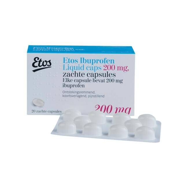 Etos Ibuprofen 200 mg Liquid Caps