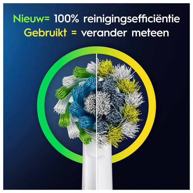 Oral-B elektrische tandenborstel Pro 3 3900 Duo CrossAction zwart en roze - incl. 3 opzetborstels