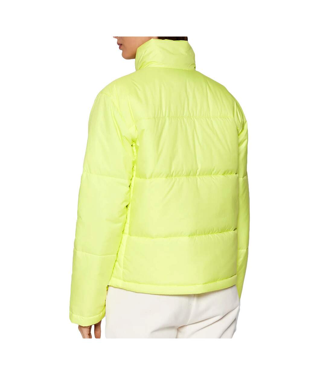 Doudoune Jaune Fluo Femme Adidas Puffer