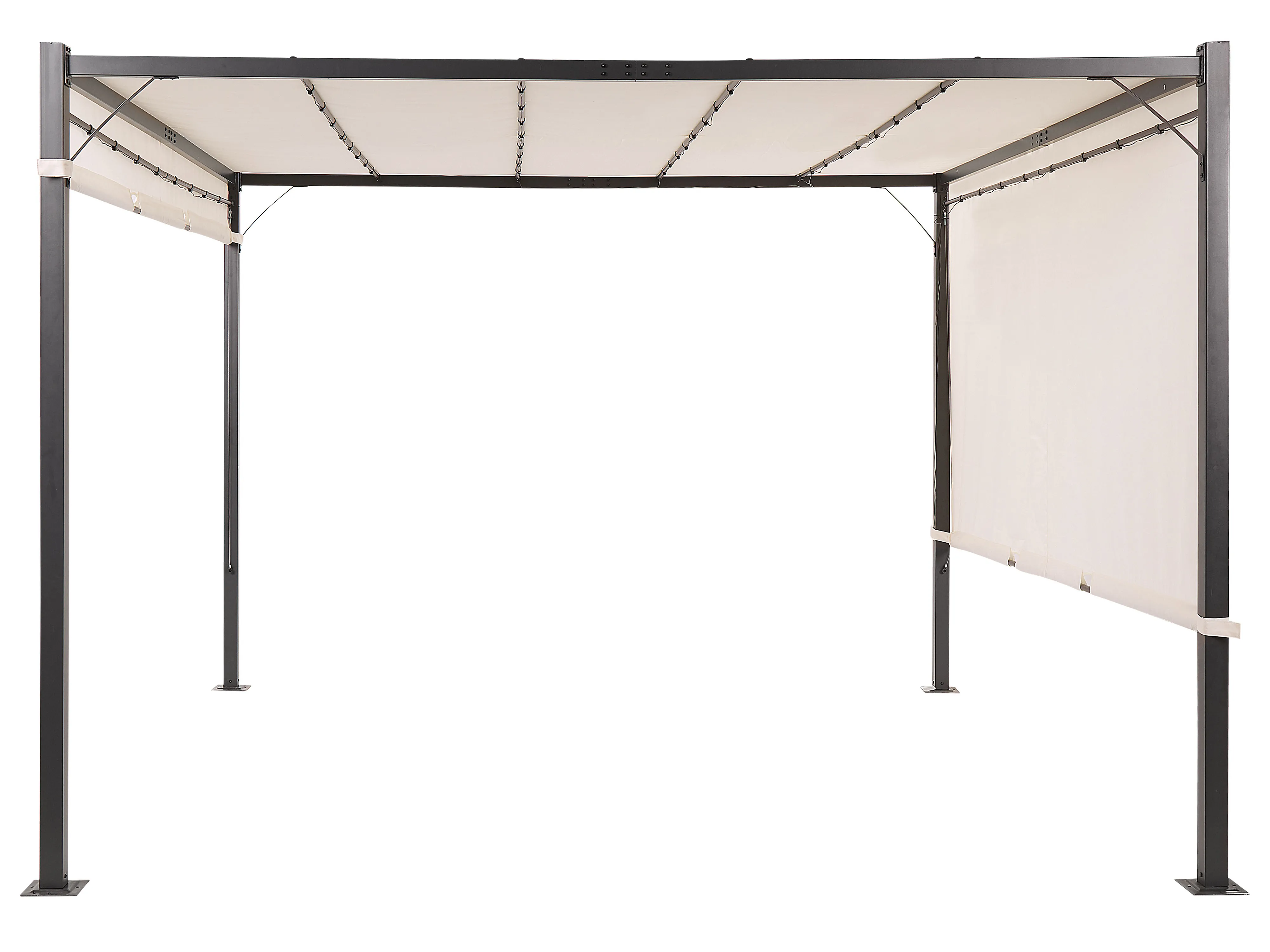 Paviljoen LED PARGA Metaal 310 cm 310 cm Beige
