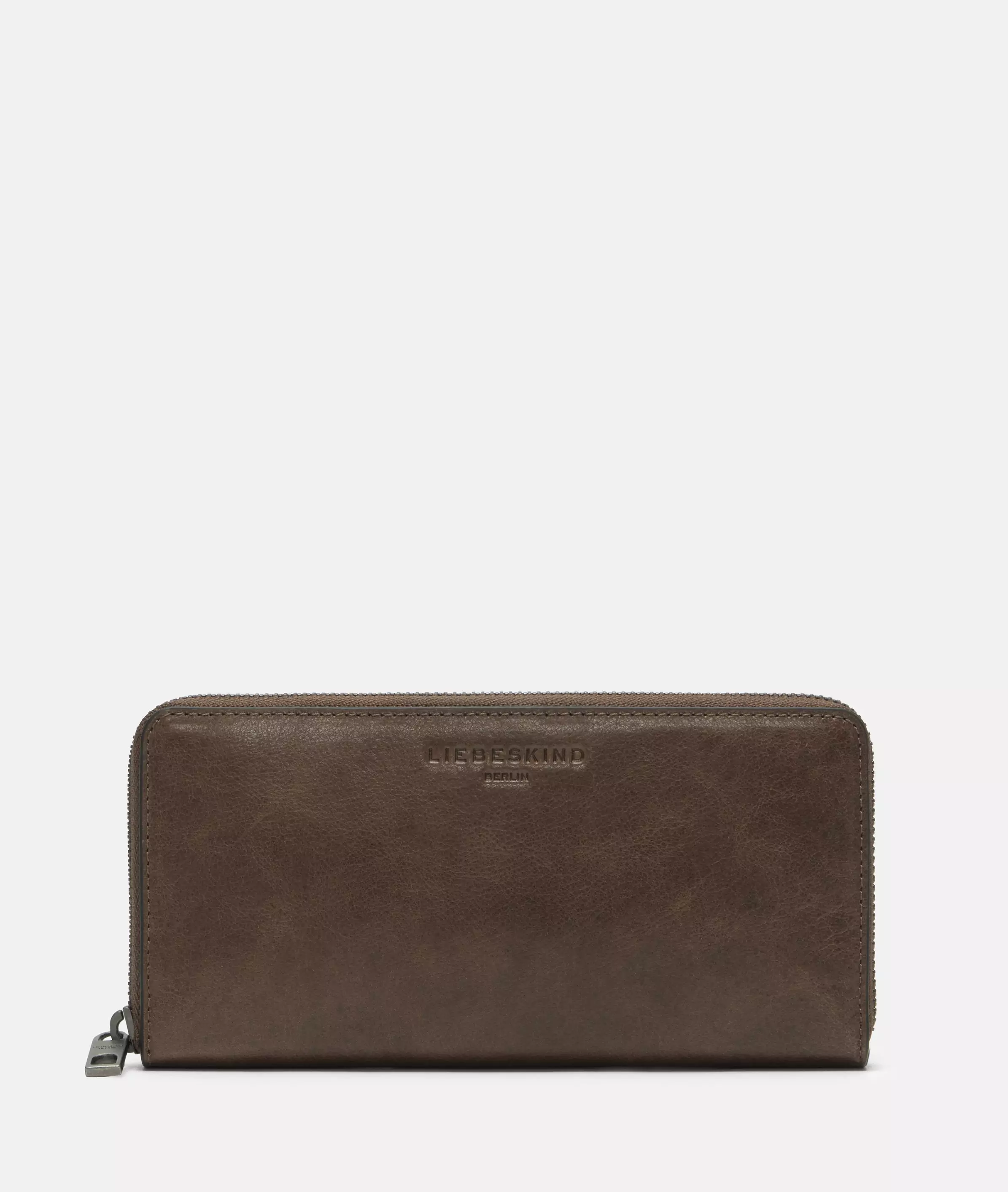 Wallet Large wallet made from waxed leather
