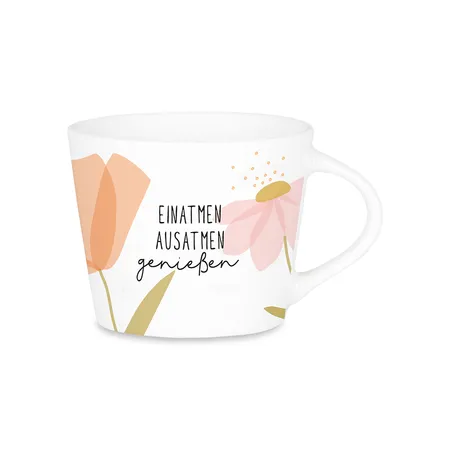 Grafik Werkstatt Espresso-Tasse Schreibkram Manufaktur Einatmen ausatmen genießen