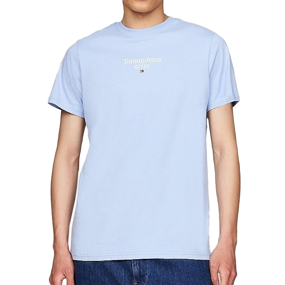 Tommy Hilfiger T-shirt Bleu Homme Tommy Hilfiger DM0DM18569