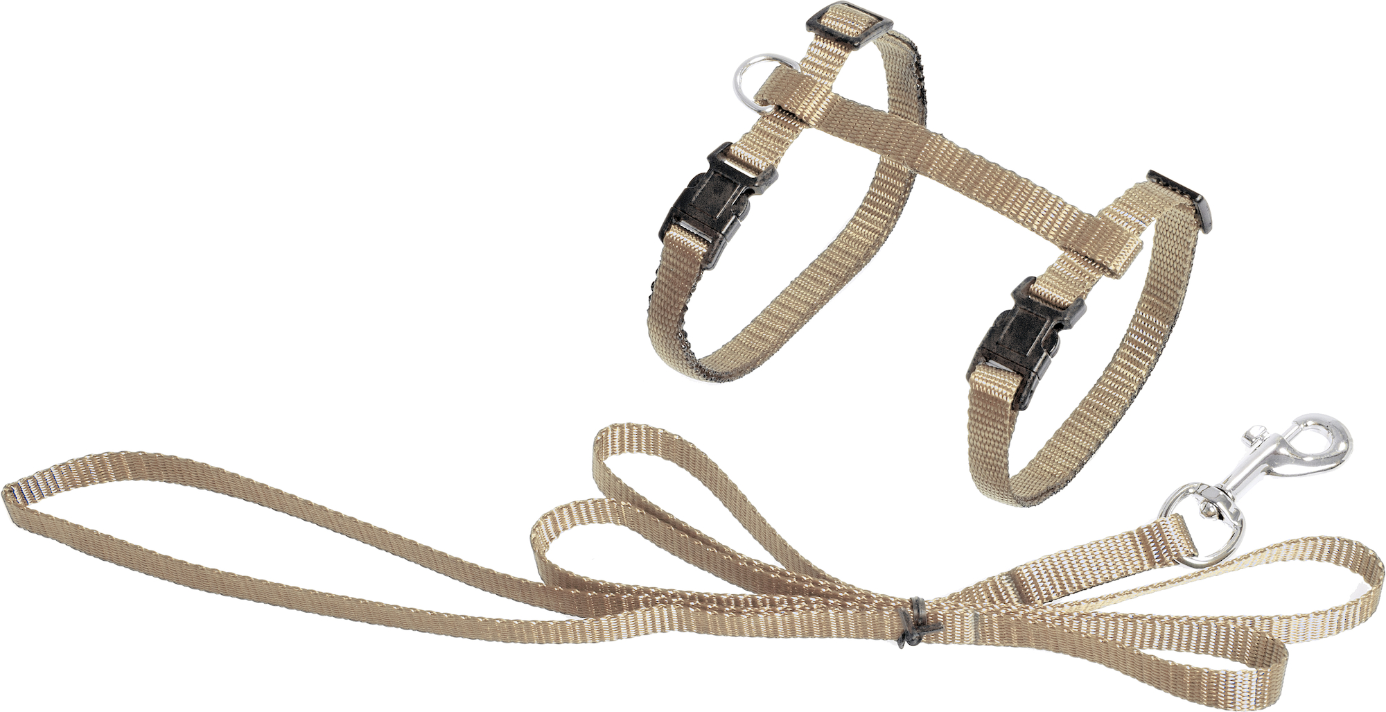 Flamingo f-1031211 - Harnais Réglable pour Chats avec Laisse Robuste