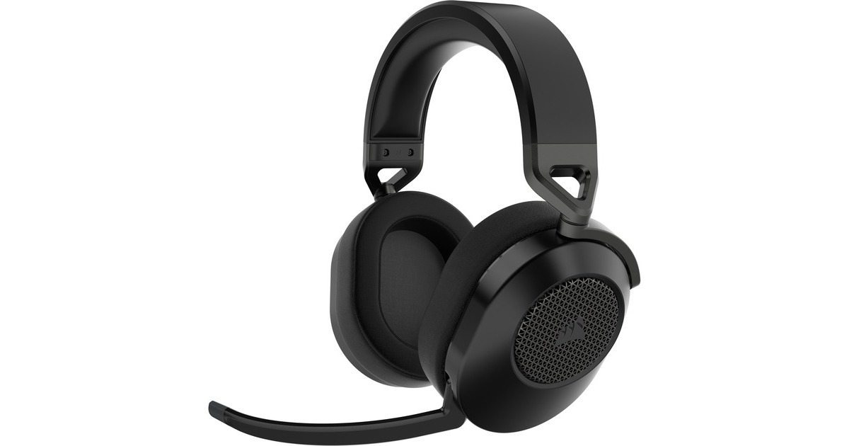 CorsairHS65 WIRELESS over-ear gaming headset  (Carbon, Bluetooth 5.2, 2,4 GHz USB, Pc, PlayStation 5)