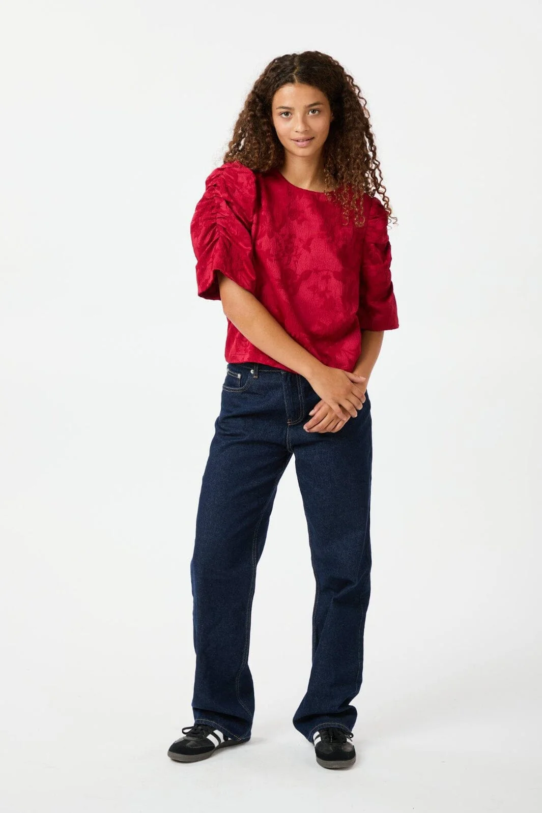 Neo Noir Joba Jacquard Blouse 163868