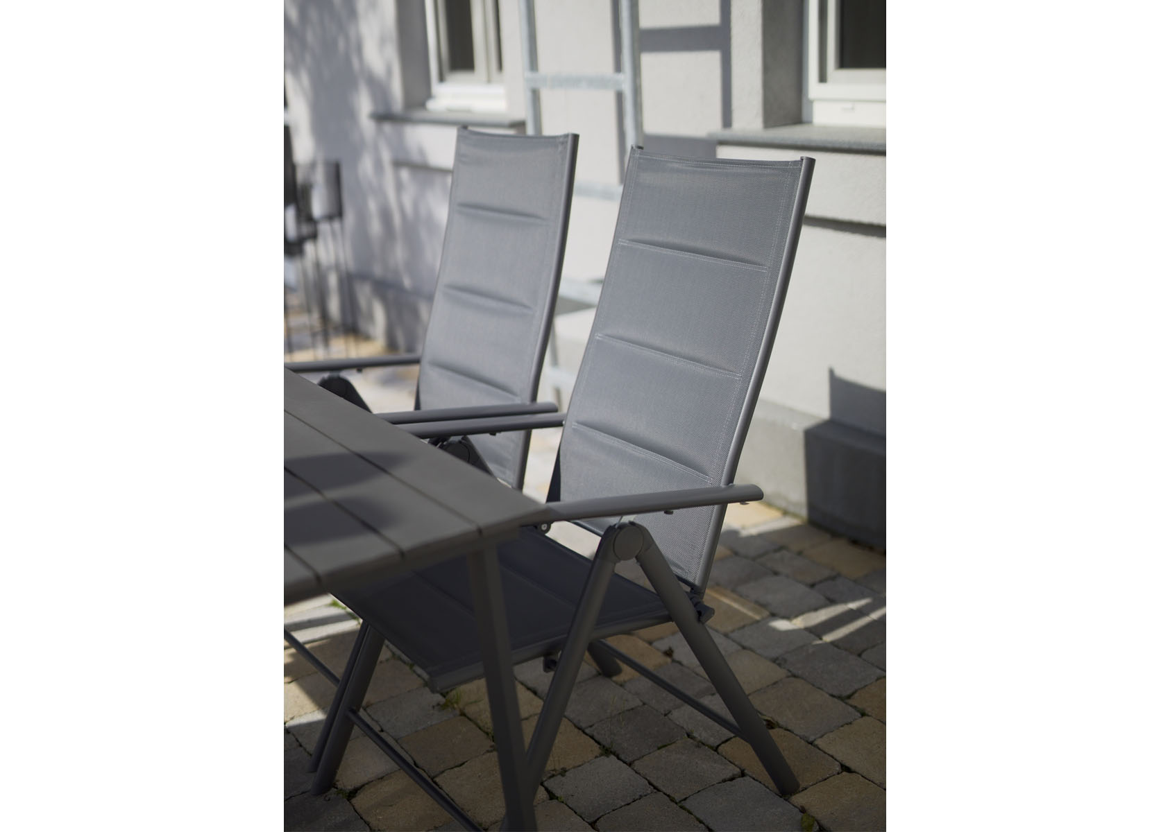 Alu-Klappsessel 57x68x110cm Anthrazit