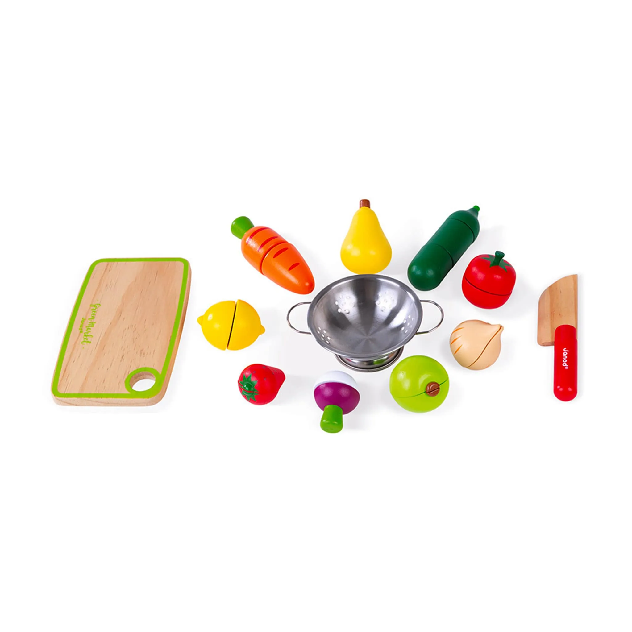 Janod Ensemble De Fruits Et Légumes à Découper