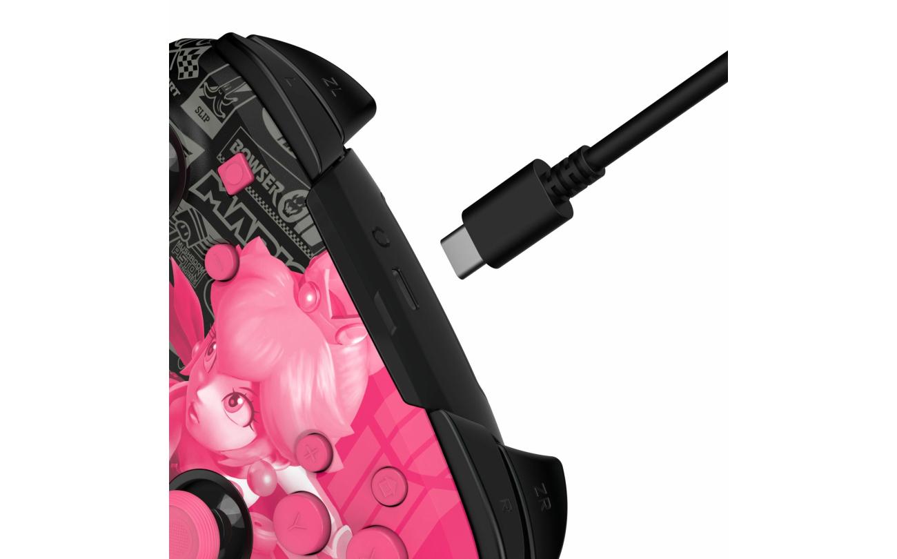 Switch PDP - Wireless Controller GLOW Mario Kart Grand Prix Peach
