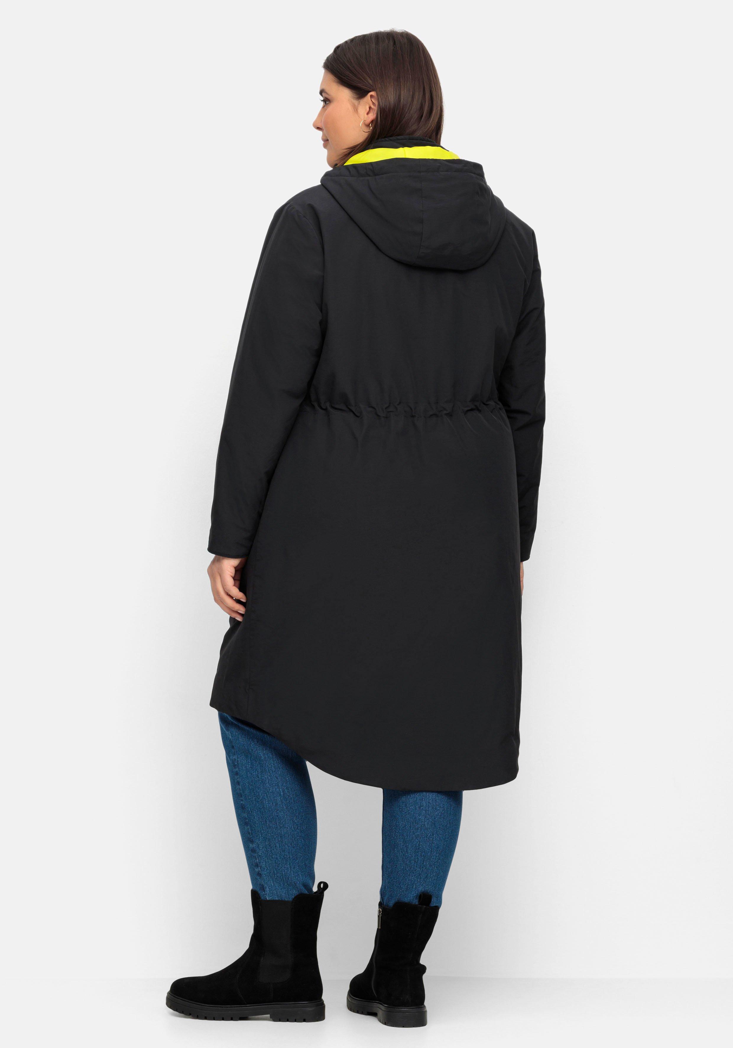 Parka mit Kontrastfutter, wasserabweisend