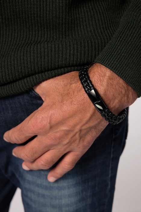 Lederarmband, Magnetverschluss, extra lang