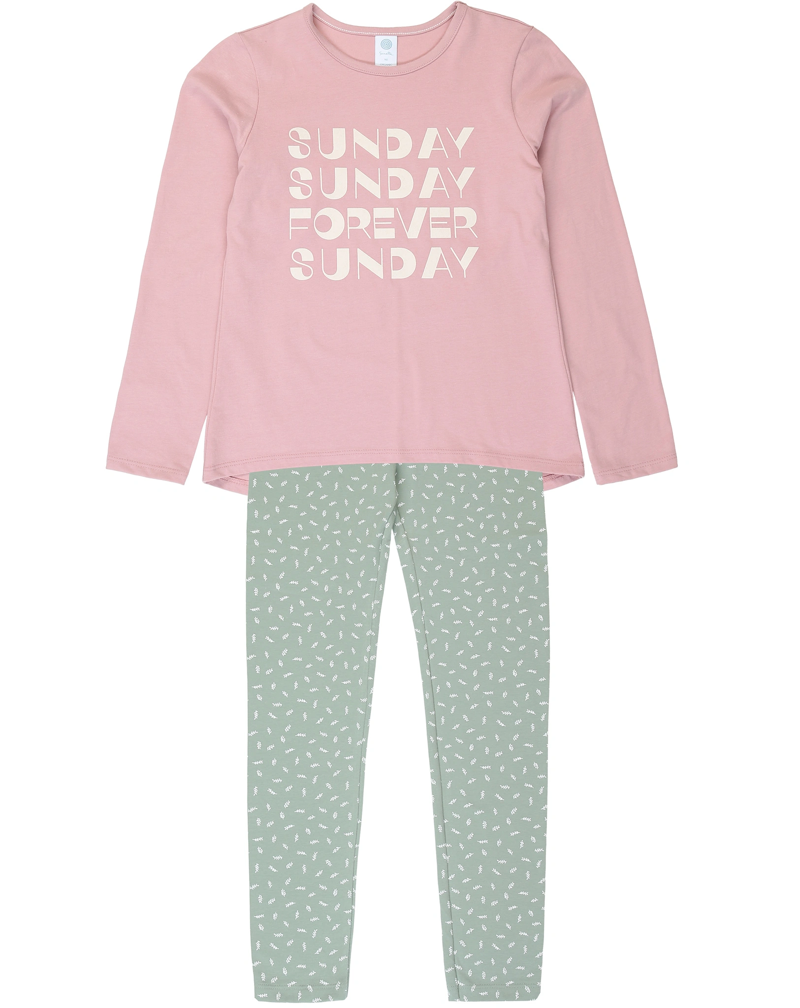 Schlafanzug SUNDAY lang in rose shadow