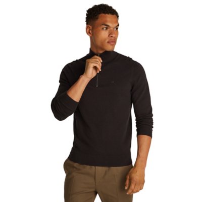 Pull homme Waffle Texture Q-Zip CALVIN KLEIN