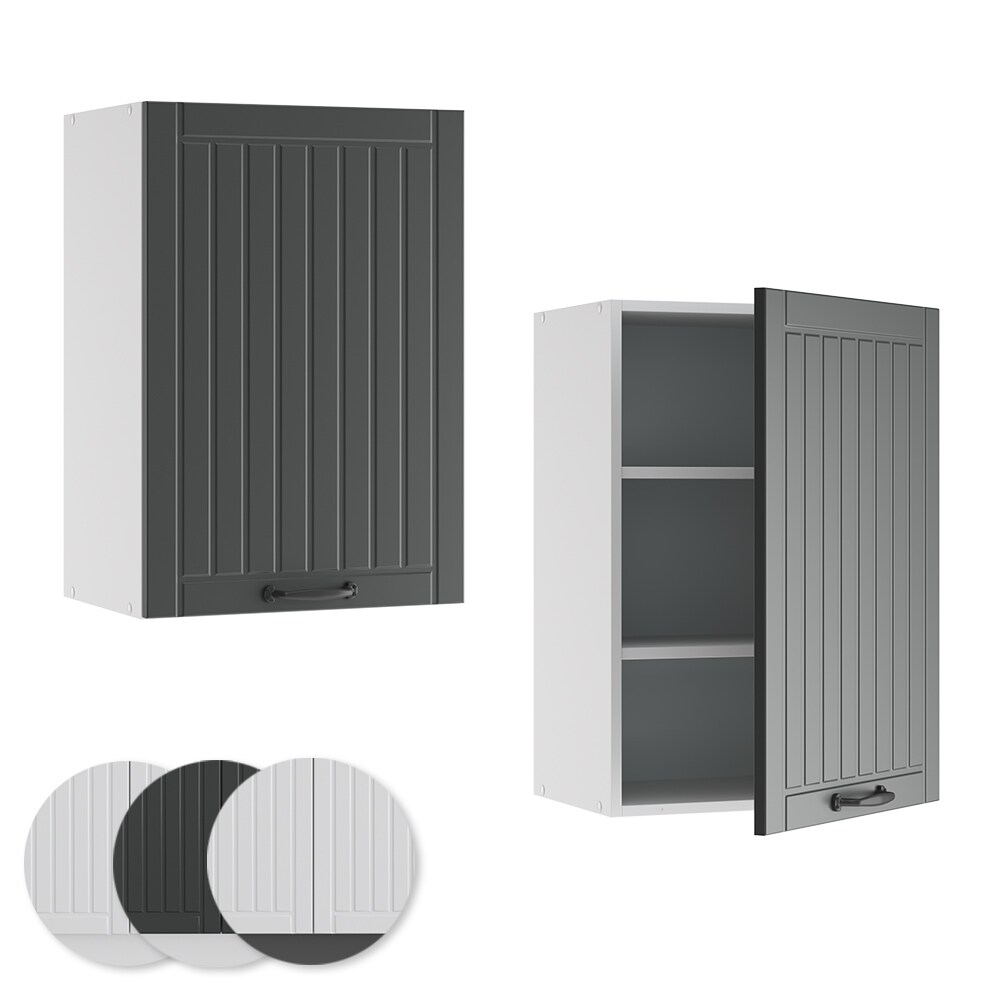 Vicco Hängeschrank 50 cm FAME Line Küchenschrank Küchenzeile Landhaus Anthrazit