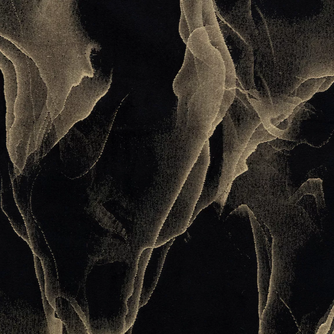 Chemin de table (300 x 28 cm) Marbré Noir