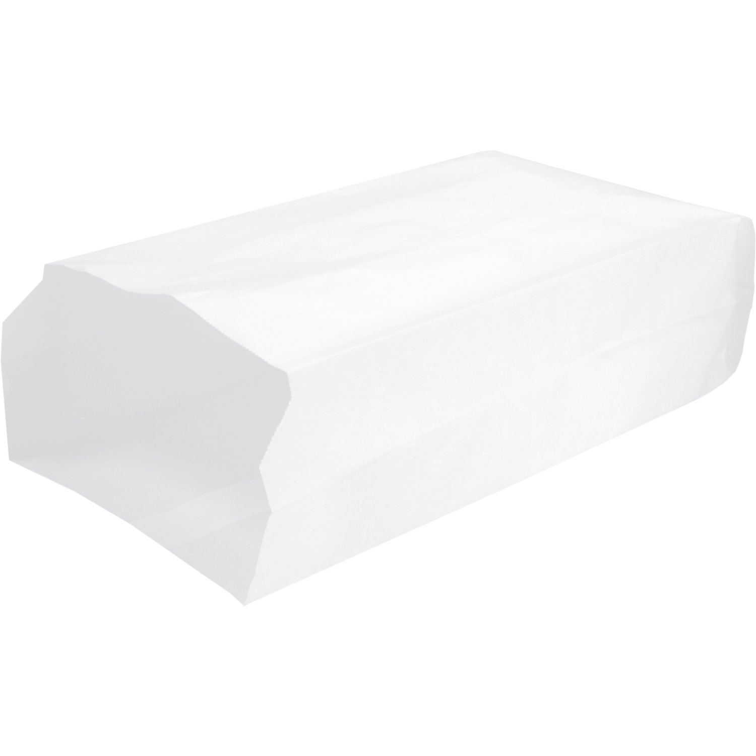 Zak, Snackzak, Ersatzpapier, Nr. 27, 1 pond, 14/ 4x33cm, wit