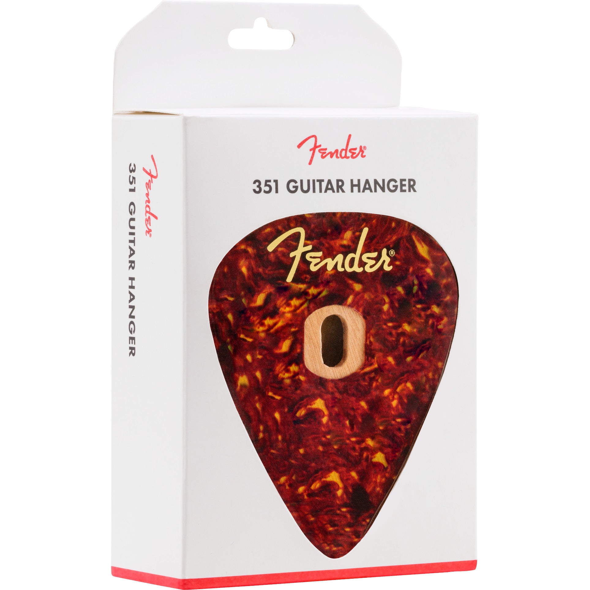 Fender 351 Guitar Wall Hanger Tortoiseshell Mahogany universele muurbeugel voor gitaar