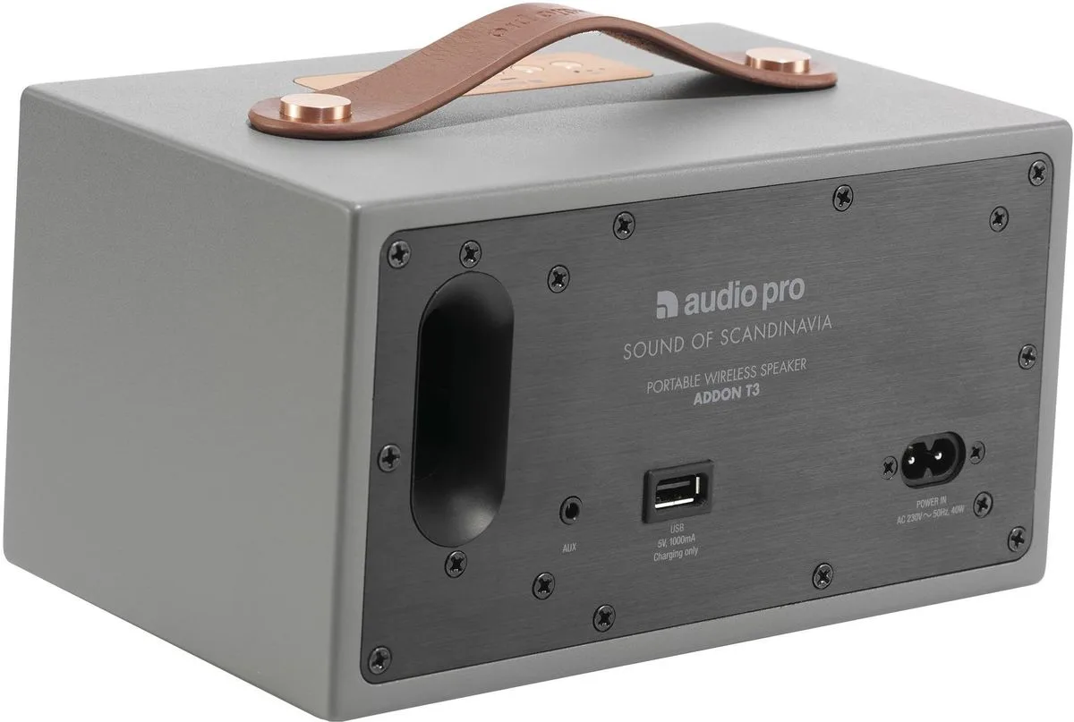 Audio Pro Addon T3  Gris Enceintes Bluetooth portables