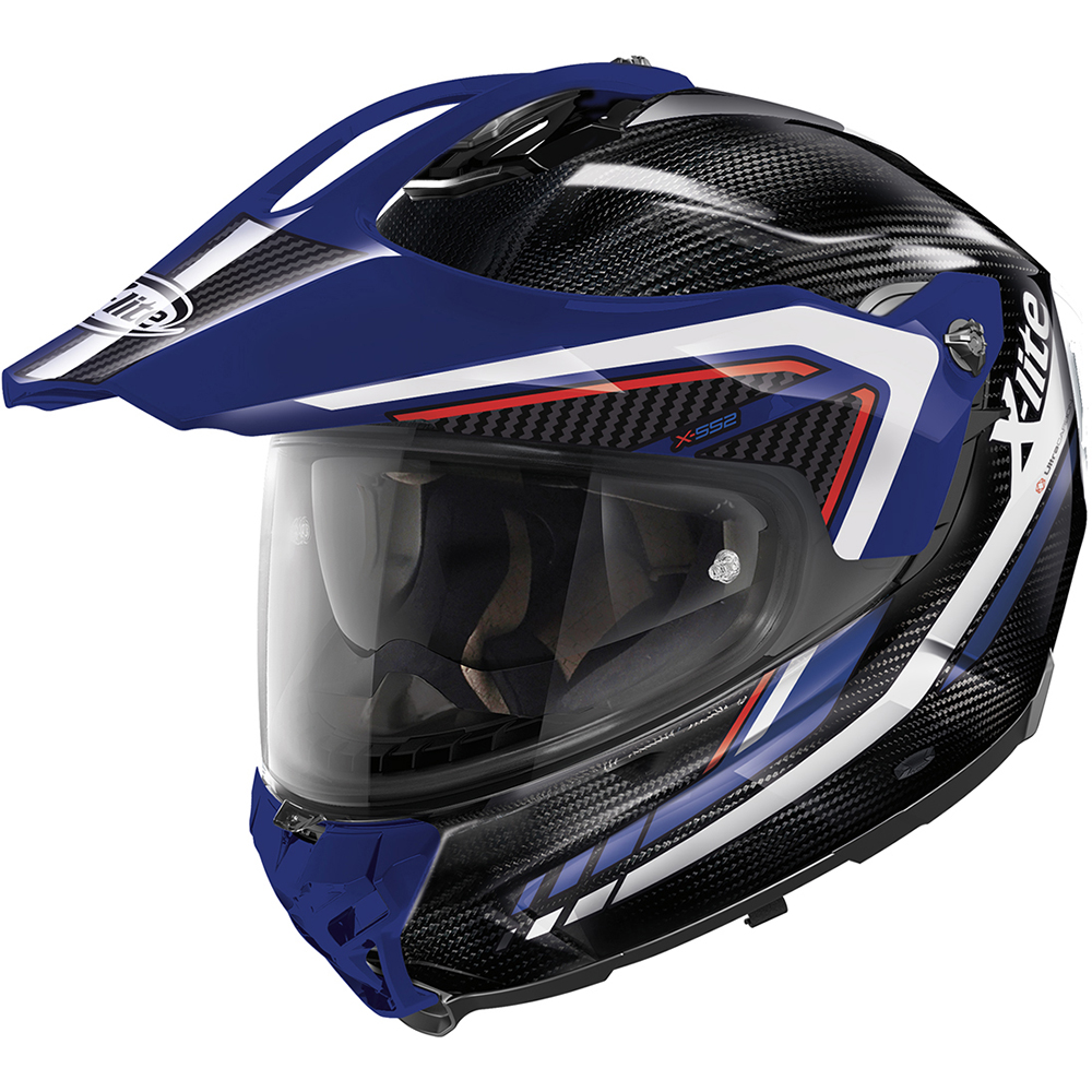 X-lite - Casque X-552 Ultra Carbon Latitude N-Com Noir / Bleu