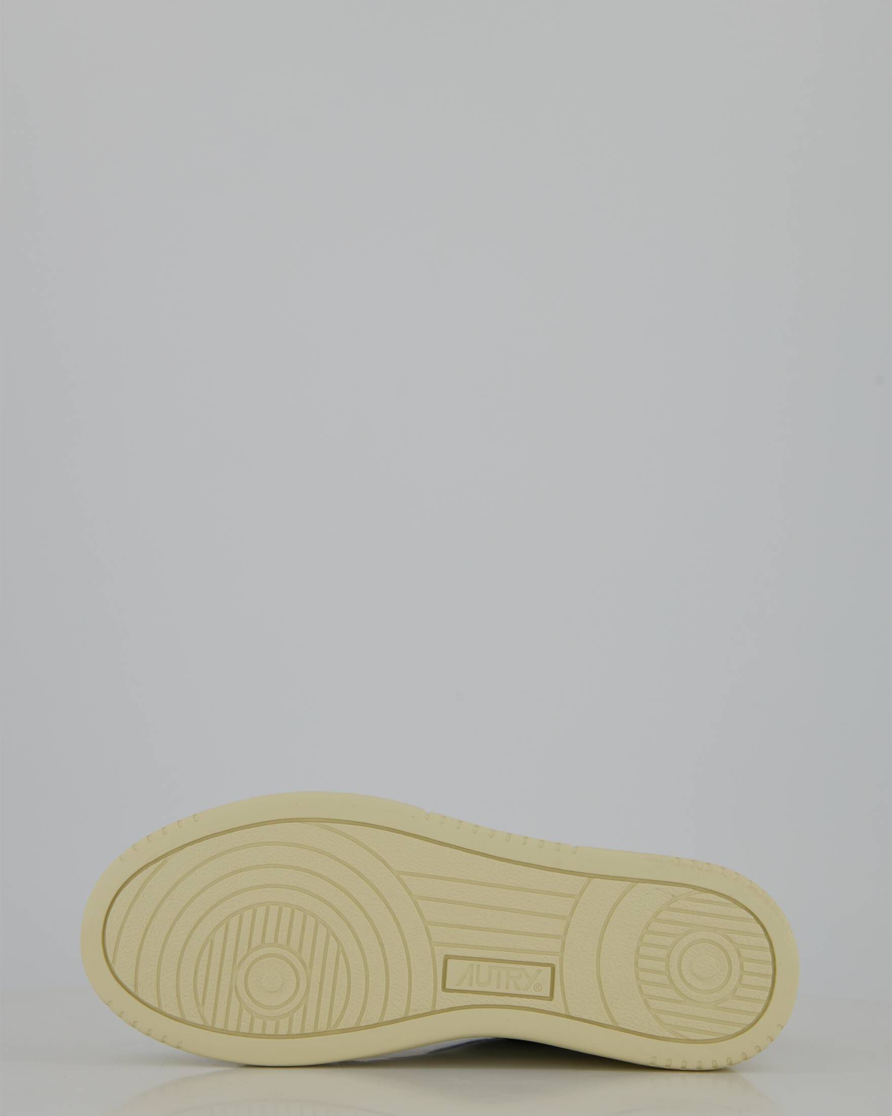 Autry| Damen Sneaker MEDALIST aus Leder mit goldfarbener Hinterkappe