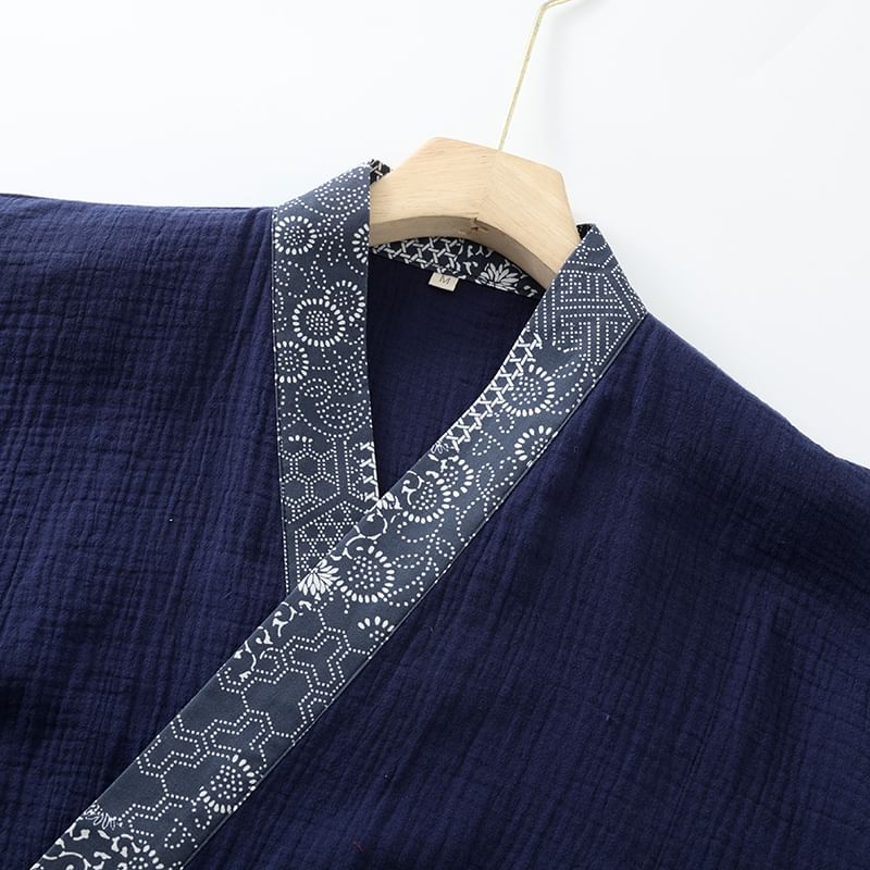 Finlies - V-hals print paneel kimono gewaad