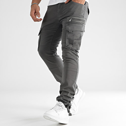 Lot De 2 Pantalons Cargo 1749 1845 Beige Gris