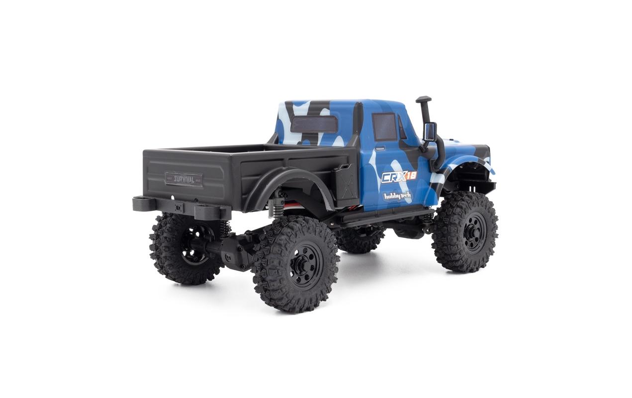 Scale Crawler CRX18 Pick-up 4WD Blau, RTR, 1:18<br>Kleiner Rock Crawler im RTR Set