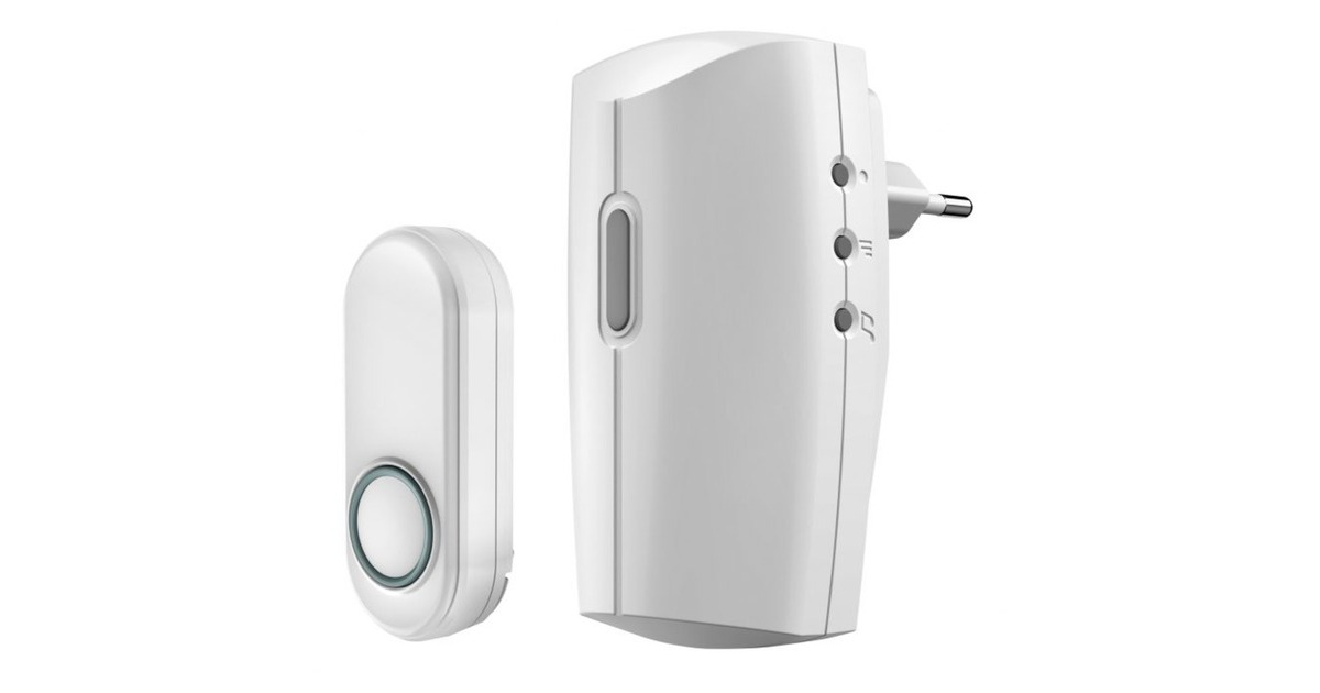 KlikAanKlikUitACDB-8000AC Plug-in draadloze deurbelset  (Wit)