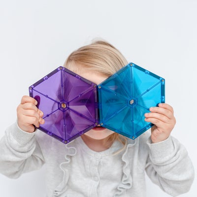 Connetix Magnetiske Byggeklosser Rainbow Geometry 30 Deler