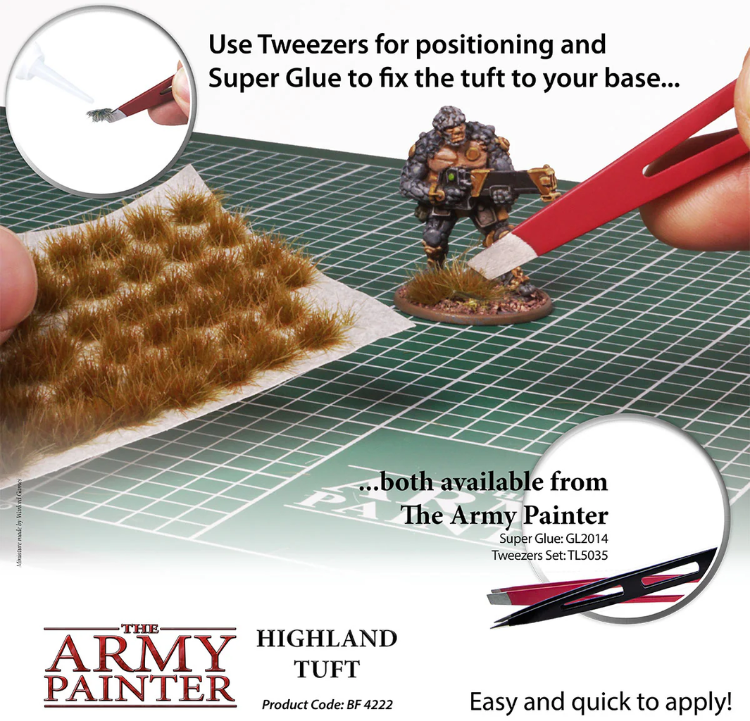 The Army Painter  Highland Tuft    Erschaffe die Wildnis der Highlands in deiner Miniaturwelt