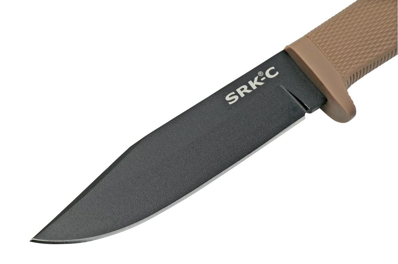 Cold Steel SRK Compact 49LCKDDTBK Desert Tan, survivalmes