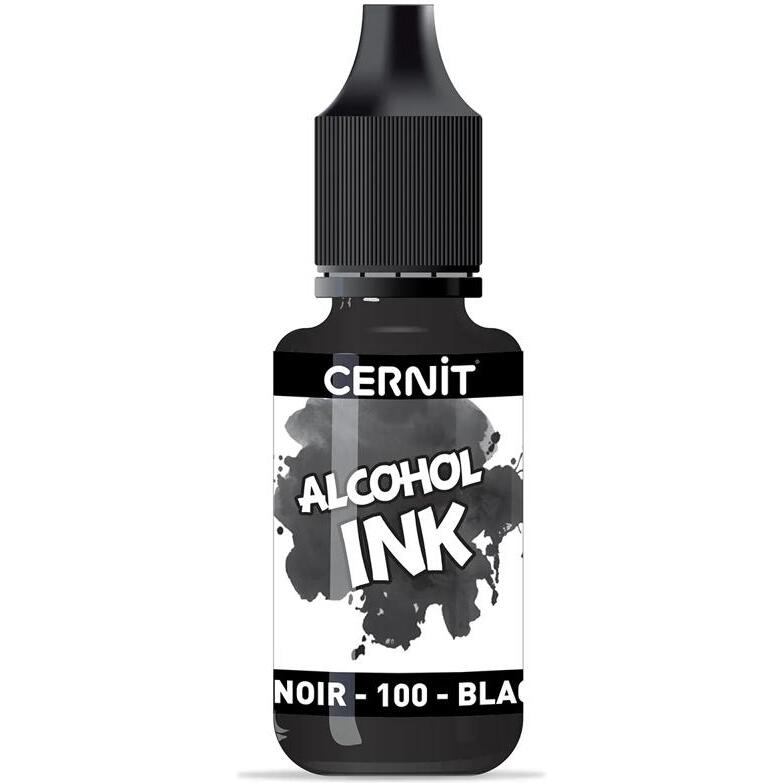 Cernit encre à l'alcool 20 ml Noir - Noir