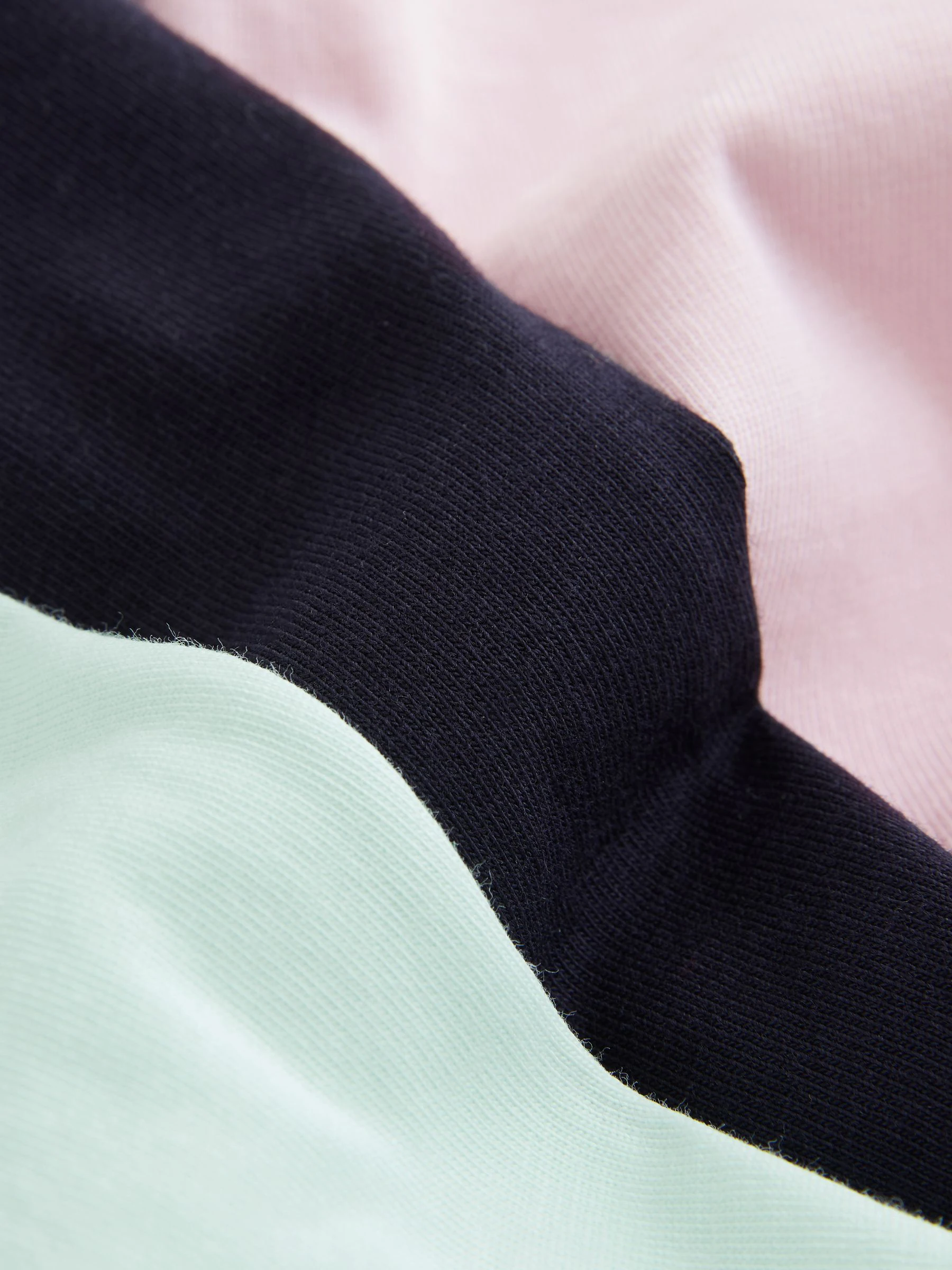 Baker by Ted Baker T-shirts met grafische print en ruches, lange mouwen, verpakking van 3