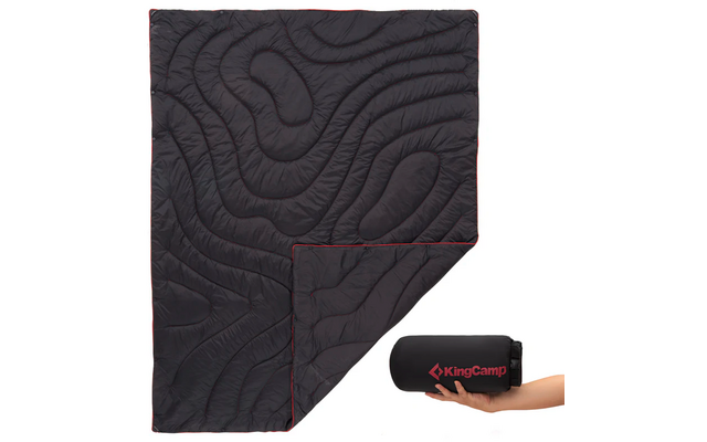 KingCamp Contour Decke mit Druckknöpfen 175 x 135 cm