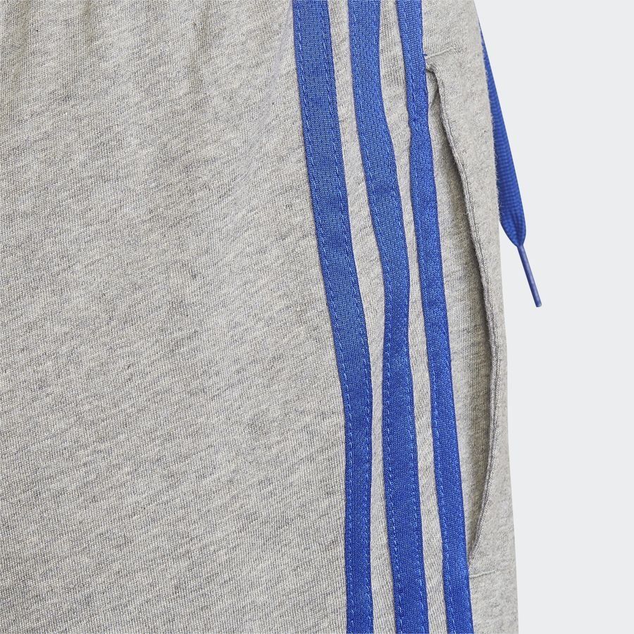 adidas Short Essentials 3-Stripes - Gris/Bleu Enfant